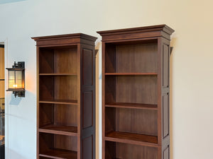 Set van boekenkast, mahoniehout