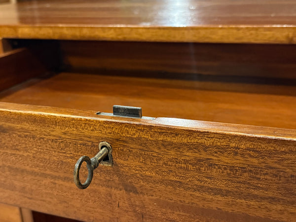 Vintage bureau, partnerdesk, mahoniehout, 674