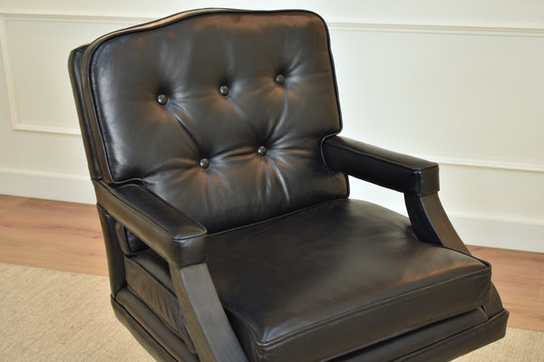 Schwarzer Bürostuhl Classic