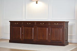 Dressoir breed Mahonie