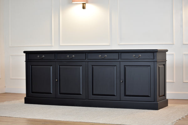 Sideboard wide Black Brass handles
