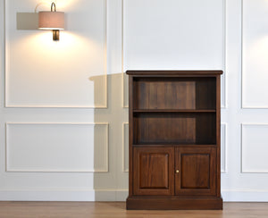 Kleines Bücherregal Offen Nussbaum Goldene Griffe