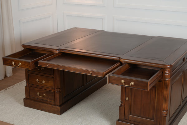 Pillar 180x120 Walnoot (Partnerdesk)