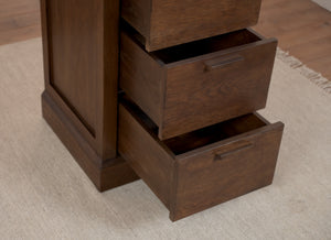 Ladenkast Eiken Donker