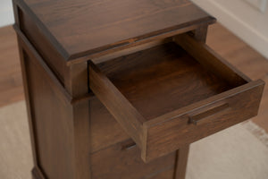 Ladenkast Eiken Donker