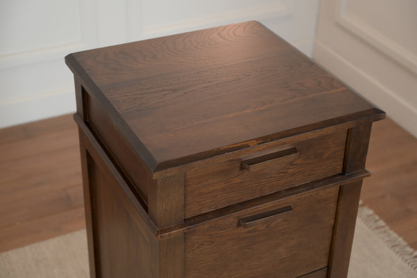 Ladenkast Eiken Donker