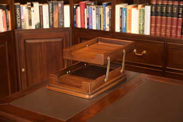 Mahoniehouten Brievenbakje Mahonie