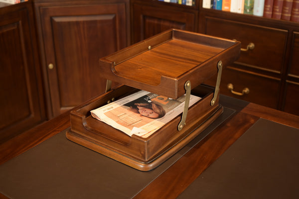 Mahoniehouten Brievenbakje Mahonie