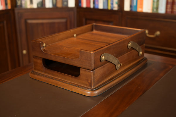 Mahoniehouten Brievenbakje Mahonie