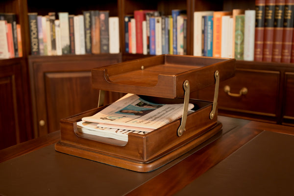 Mahoniehouten Brievenbakje Mahonie