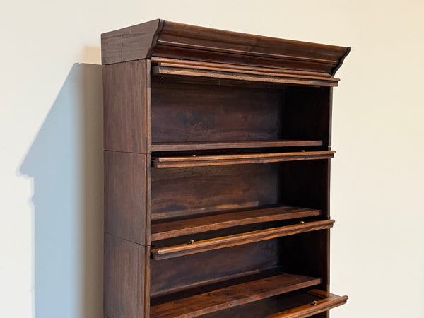 Vintage kast, globe wernicke, massief mahoniehout