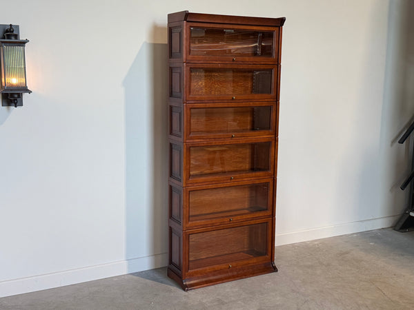 Vintage boekenkast, globe wernicke, mahoniehout
