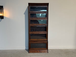 Vintage kast, globe wernicke, massief mahoniehout